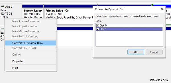 วิธีการมิเรอร์ Boot Hard Drive สำหรับ UEFI บน Windows 11/10 