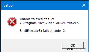 แก้ไขข้อผิดพลาด ShellExecuteEx ใน Windows 11/10 