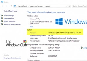 ความถี่โปรเซสเซอร์ไม่ตรงกันใน Windows 10 