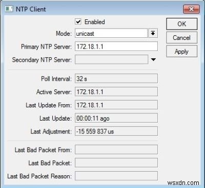 ไคลเอ็นต์ NTP แสดงเวลาที่ไม่ถูกต้องใน Windows 10 