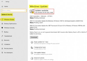 Windows Update และการตั้งค่าความปลอดภัยใน Windows 10 