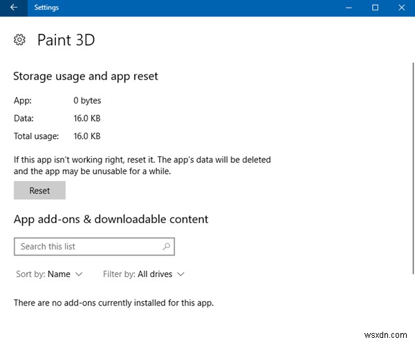 ขณะนี้ Paint 3D ไม่พร้อมใช้งานในบัญชีของคุณ รหัสข้อผิดพลาด 0x803F8001 