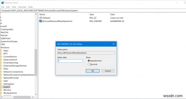 วิธีเปิดหรือปิดคำถามเพื่อความปลอดภัยใน Windows 11/10 โดยใช้ Registry หรือ Group Policy 