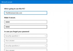 วิธีเปิดหรือปิดคำถามเพื่อความปลอดภัยใน Windows 11/10 โดยใช้ Registry หรือ Group Policy 