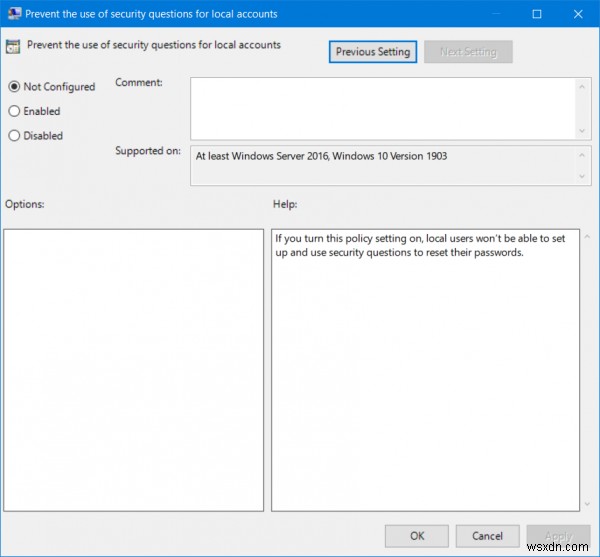 วิธีเปิดหรือปิดคำถามเพื่อความปลอดภัยใน Windows 11/10 โดยใช้ Registry หรือ Group Policy 