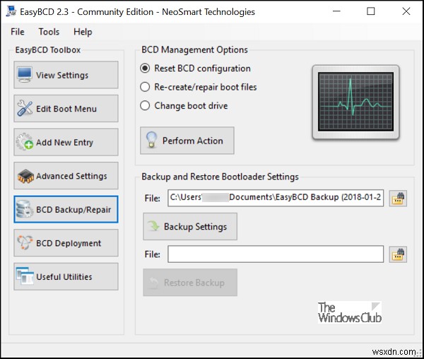 วิธีสำรองและกู้คืนไฟล์ข้อมูลการกำหนดค่าการบูต (BCD) ใน Windows 10 