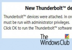 ซอฟต์แวร์ Thunderbolt Dock หยุดทำงานบน Windows 11/10 