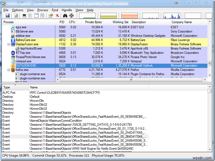 Outlook.exe ยังคงอยู่ในหน่วยความจำและตัวจัดการงานหลังจากปิด Outlook 