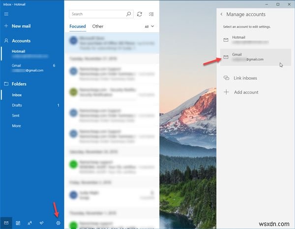 วิธีลบบัญชีอีเมลจากแอป Mail ใน Windows 10 