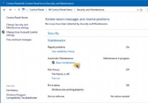 ข้อความอยู่ระหว่างการบำรุงรักษาใน Action Center ใน Windows 11/10 