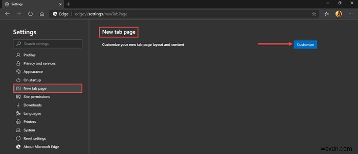 วิธีปรับแต่งหน้าแท็บใหม่ของ Microsoft Edge 