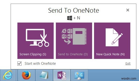 ปิดใช้งานหรือลบ Send To OneNote ใน Windows PC 