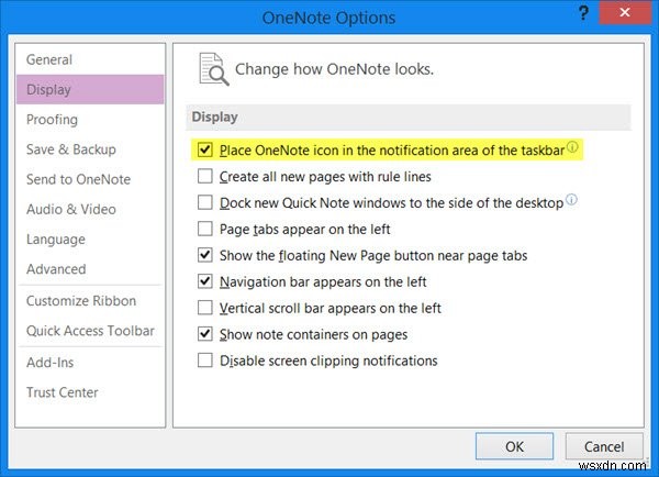 ปิดใช้งานหรือลบ Send To OneNote ใน Windows PC 