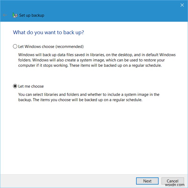 วิธีใช้งาน Windows Backup and Restore Tool ใน Windows 11/10 