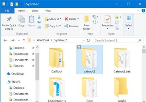 โฟลเดอร์ Catroot &Catroot2 คืออะไร คุณจะรีเซ็ตโฟลเดอร์ catroot2 ใน Windows 10 . ได้อย่างไร 