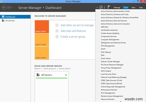 RSAT ไม่มีเครื่องมือเซิร์ฟเวอร์ DNS ใน Windows 10 