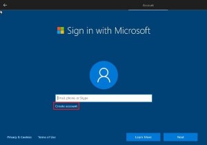 สร้างบัญชีท้องถิ่นระหว่างหรือหลังการติดตั้ง Windows 10 Home 