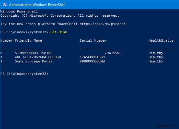 วิธีฟอร์แมตฮาร์ดไดรฟ์ภายนอกหรือไดรฟ์ USB โดยใช้ Windows PowerShell 