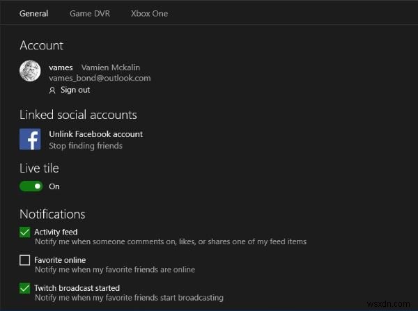 วิธีค้นหาเพื่อน Facebook บน Xbox Live ด้วยแอพ Windows 11/10 Xbox 