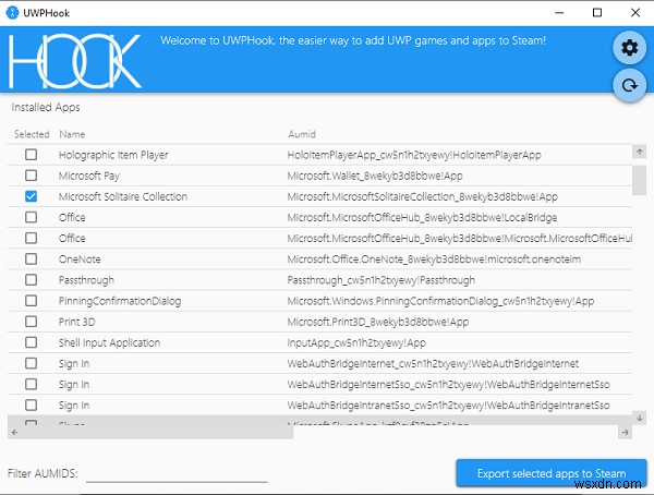 ใช้ UWPHook เพื่อเพิ่มเกมและแอปของ Microsoft Store ลงใน Steam ด้วยการคลิกเพียงครั้งเดียว 