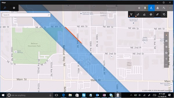 วิธีใช้ Windows Ink ในแอพ Windows 11/10 Maps 