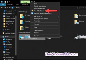 วิธีปรับแต่งเมนูบริบทของไดรฟ์เข้ารหัส BitLocker ใน Windows 10 