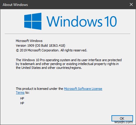 มีอะไรใหม่ในการอัปเดตฟีเจอร์ Windows 10 v1909 เดือนพฤศจิกายน 