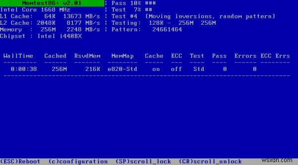 การวินิจฉัยหน่วยความจำขั้นสูงด้วย Memtest86+ บน Windows 11/10 