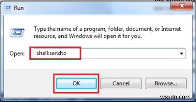 เพิ่มทางลัด OneDrive ไปที่เมนู  ส่งไปที่  ใน Windows 11/10 