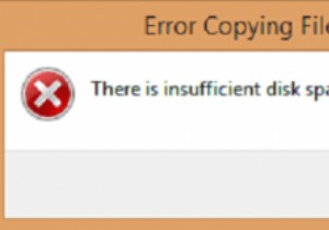 มีพื้นที่ดิสก์ไม่เพียงพอสำหรับการดำเนินการให้เสร็จสิ้นบน Windows 10 