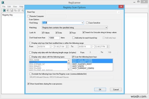 วิธีค้นหา Windows Registry Keys, Values ​​and Settings 
