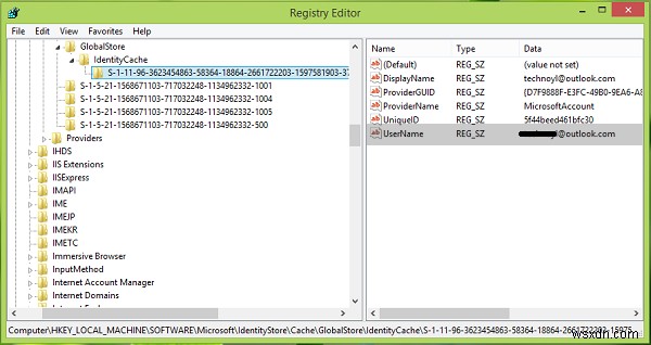 บัญชีของคุณไม่ได้เปลี่ยนเป็นบัญชี Microsoft นี้ รหัส 0x80070426 