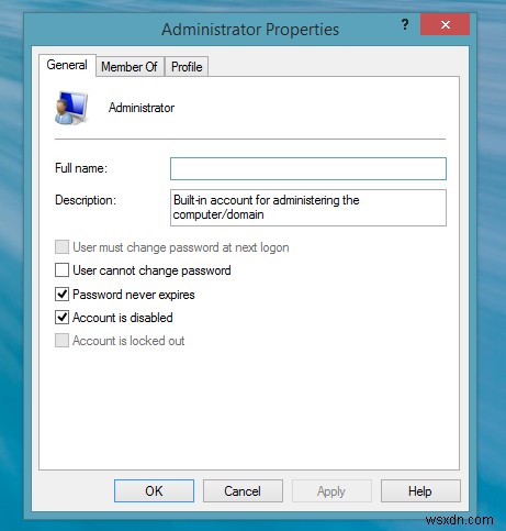 วิธีเปิดใช้งานบัญชี Local Administrator สำหรับ Windows ในโหมด WorkGroup 
