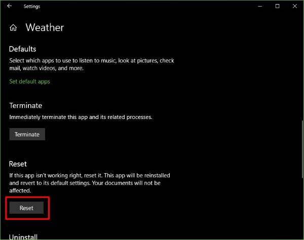 แอพ Weather ไม่ทำงานหรือเปิดใน Windows 11/10 