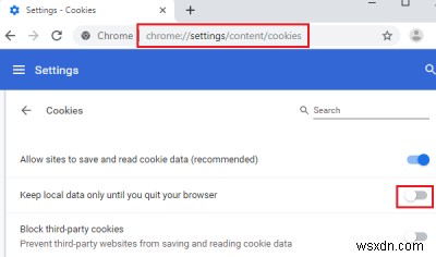 Google Chrome ไม่บันทึกรหัสผ่านใน Windows 10 