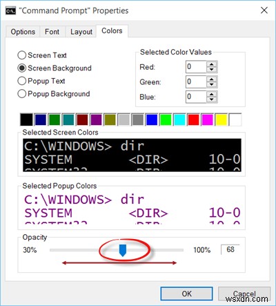 วิธีทำให้ Command Prompt โปร่งใสใน Windows 10 