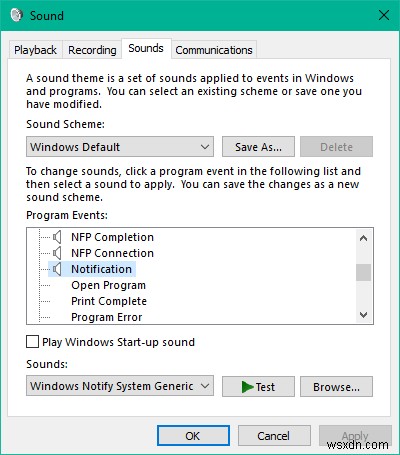 วิธีตั้งค่าเสียงแจ้งเตือนที่กำหนดเองใน Windows 10 