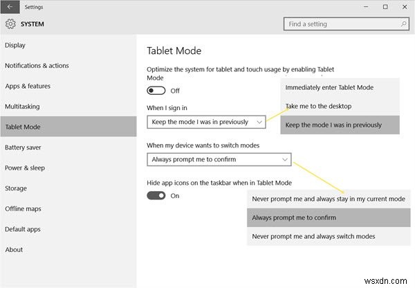 วิธีเปิดใช้งานและใช้โหมดแท็บเล็ตใน Windows 10 