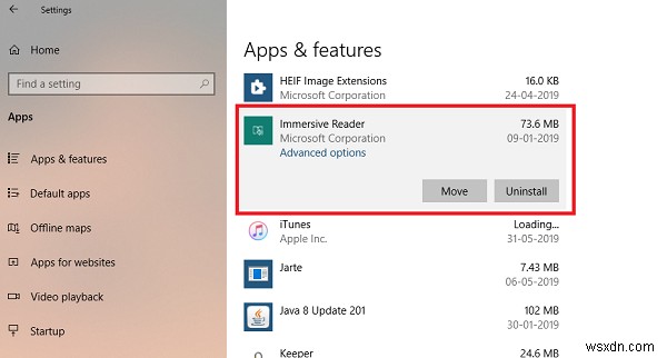 วิธีถอนการติดตั้ง Immersive Reader ใน Windows 10 