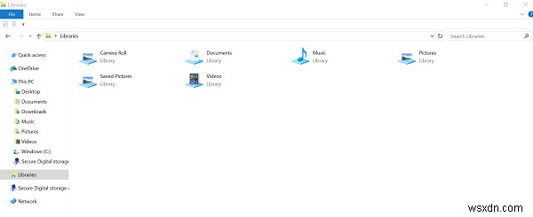 โฟลเดอร์ Windows Libraries ยังคงเปิดอยู่หรือปรากฏขึ้นเมื่อเริ่มต้นระบบ 