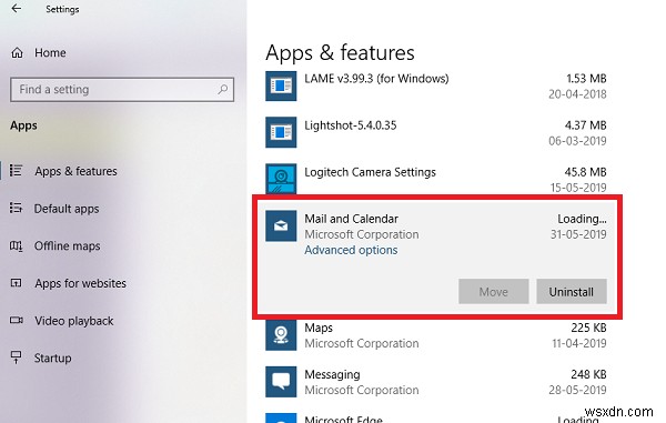 วิธีถอนการติดตั้ง Mail App ใน Windows 10 