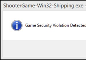 ตรวจพบการละเมิดความปลอดภัยของเกมใน Windows 10 