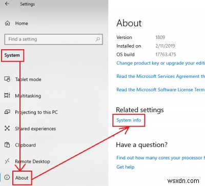 โฟลเดอร์ System Volume Information ใน Windows 10 