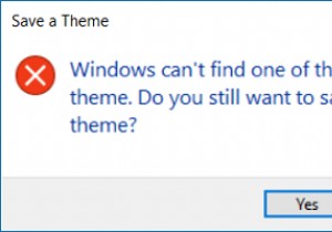 Windows ไม่พบไฟล์ใดไฟล์หนึ่งในธีมนี้ 