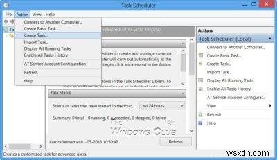 ทำให้ Windows บอกเวลาทุก ๆ ชั่วโมงโดยใช้ Task Scheduler 