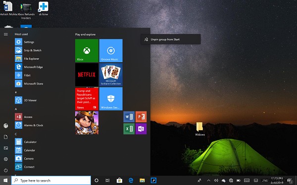 Windows 10 v1903 พฤษภาคม 2019 อัปเดตรายการคุณสมบัติใหม่ 