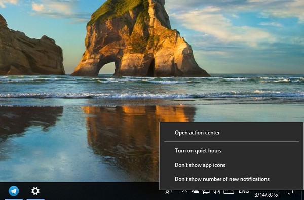 วิธีปรับแต่ง Notifications and Action Center บน Windows 10 