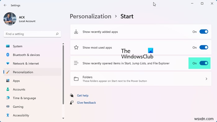 ไอคอน Taskbar Explorer Jump List ไม่ทำงานใน Windows 11/10 