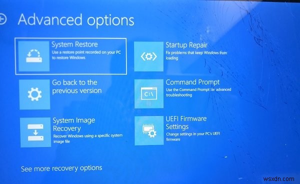 ระบบไม่มีข้อผิดพลาดตัวเลือกการบูต USB ใน Windows 10 