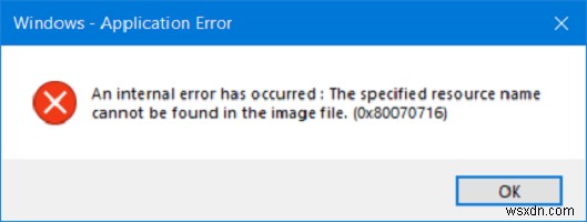 เกิดข้อผิดพลาดภายใน (0x80070716) สำหรับ Windows Backup 